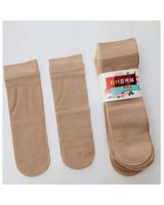 Lace stockings, summer anti-snag, cut-outs, wide socks