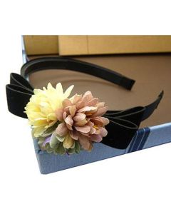 Bridal feather tiara 180° organza