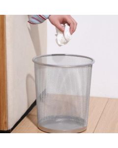 Paper basket, medium, silver, stainless steel, 28*26*22cm, 24/carton
