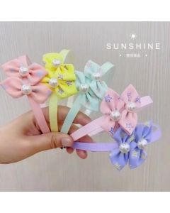 Children's headbands with tooth non-slip bow headbands