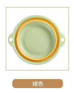 Folding basin round
