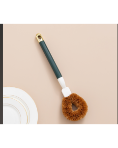 Coir pot brush is gilded