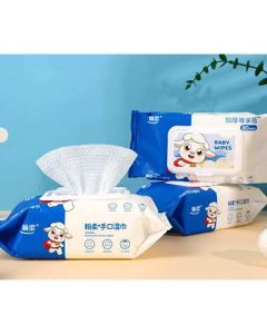 Baby hand and mouth wipes 80 pieces of pumping large package