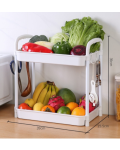 Shelves are double-layered