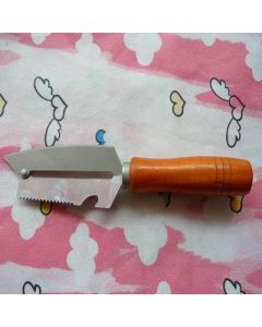 Planer knife with mahogany handle