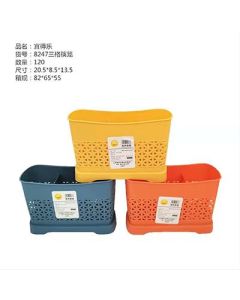 Chopstick cage three-compartment multi-function drain cage spoon storage 120/box