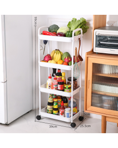 Trolley shelves