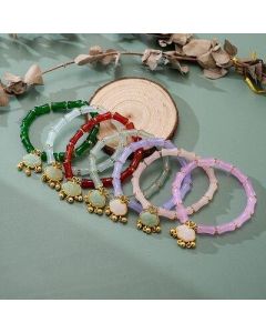 Bamboo knotted master chain Chinese crystal bracelet No. 4