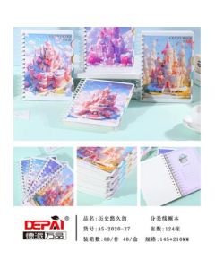 Notebook thick book Chinese style 64/box