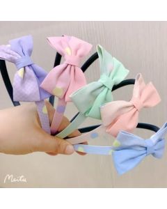 Children's headbands with tooth non-slip bow headbands