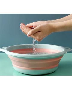 Silicone folding washbasin medium
