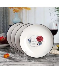 Fruit plate 7.1 inch full-color ceramic plate