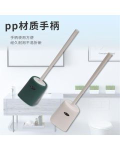 Toilet brush with round head of base