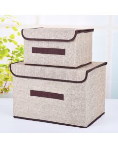 Two-piece set of imitation linen