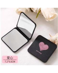 Body-worn mirror black