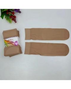 Velvet cotton bottom steel stockings, non-slip and anti-hook short stockings, loose women's socks, wear-resistant socks