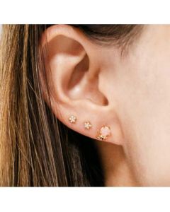Stud earrings set of 3