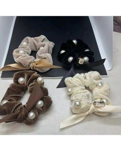 Pearl bow entwined large intestine hair loop Korea No. 33