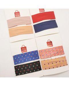 Hair ornament fabric polka dot hair clip polka dot color bb clip 