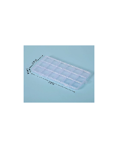 Jewelry box with transparent compartments