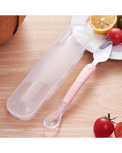 Baby stainless steel double-ended scrape