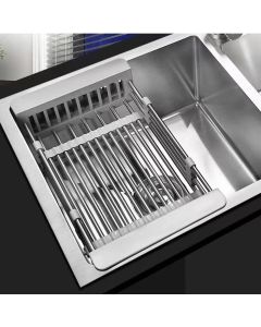 Stainless steel telescopic drain basket