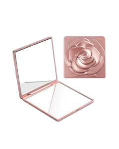 Folding double-sided mirror rose