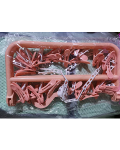 Bent Clamp Square Sock Clamp 32 Clips
