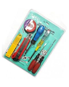 Electric tape screwdriver, wallpaper knife, electric pen blade 7 pieces set, 80 sets/carton