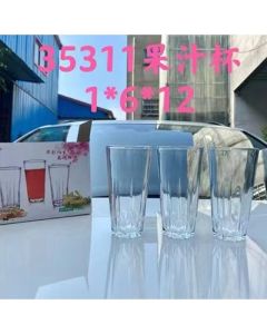 Juice cups with large capacity glasses