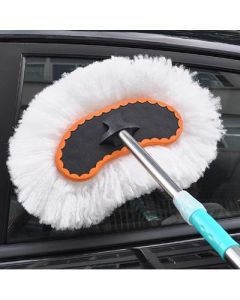Car wash mop long telescopic dust removal car duster