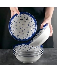 Bucket bowl ceramic bowl 7 inches
