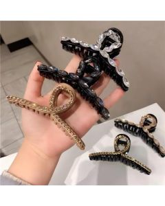 Grab clip korean rhinestone ponytail hair volume multi-disc hair shark clip hairpin