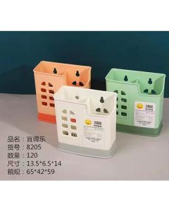 Chopsticks storage bucket Multifunctional double-layer drain cutlery storage box plastic chopsticks cage