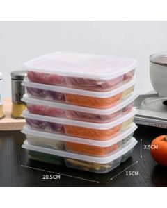 Four-compartment crisper box 