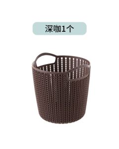 Round storage basket w