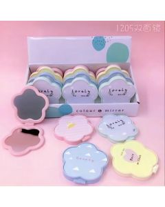 Double-sided mirror Portable portable small mirror 12/box