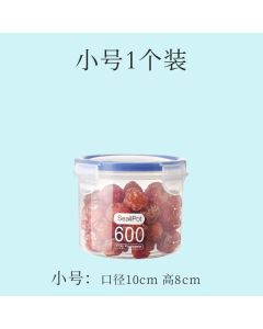 Snap-on sealed jar transparent version