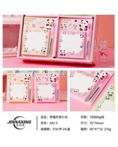 Post-it notes Panda Paradise tear-off sticky note book