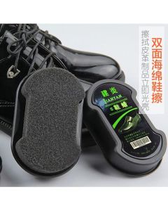 Sponge shoe polish black shoe wax