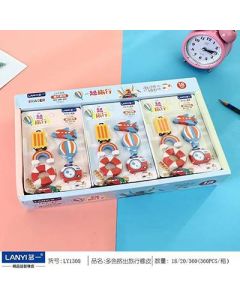 Simulated Food Cartoon Shape Color Eraser LY1308 Three-dimensional DIY Portrait Leather Set