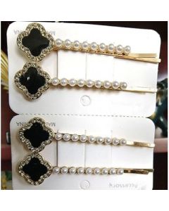 Rhinestone hairpins 2-piece set