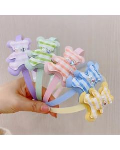 Children's headbands with tooth non-slip bow headbands