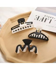 Two-tone grab clip hairpin shark clip headpiece No. 5 multi-style mix