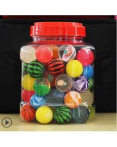 Mini Soccer Basketball Watermelon Ball Bouncing Ball Solid Rubber Stretch Ball