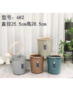 Plastic Pressing Ring Trash Can 60/carton