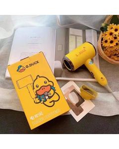 Hair dryer, little yellow duck, negative ion cold and hot air constant temperature, frosted model