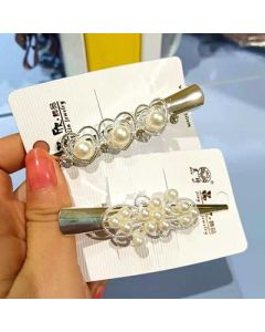 Imitation pearl hairpins Pearl duckbill clip banana clip