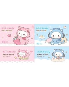 Cartoon paper pulp pumping paper toffee family 90 pumps 160 pieces