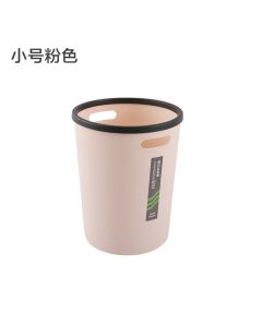 Trash can with pressure ring